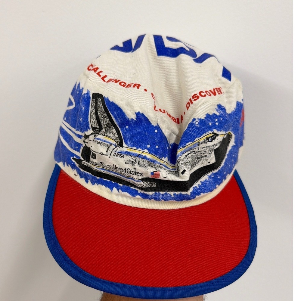 Vintage Designer Award Snapback Hat Blue Eagle Red White Blue Trucker Cap Mens